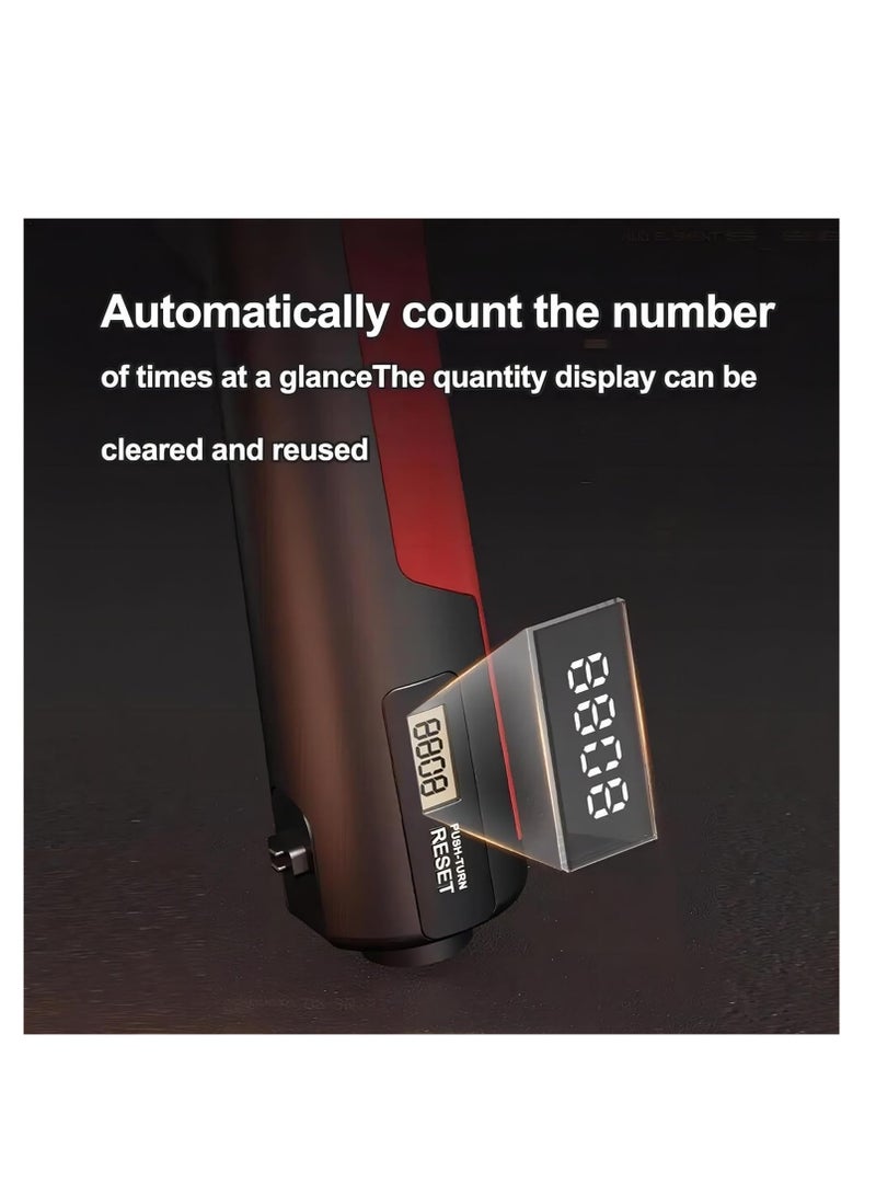 Cool Baby Style Grip Strength Trainer, Adjustable Resistance 5-100 Kg Grip Strengthener, Non-Slip Counting Hand Gripper For Muscle Building And Hand Recovery Red - Image 4