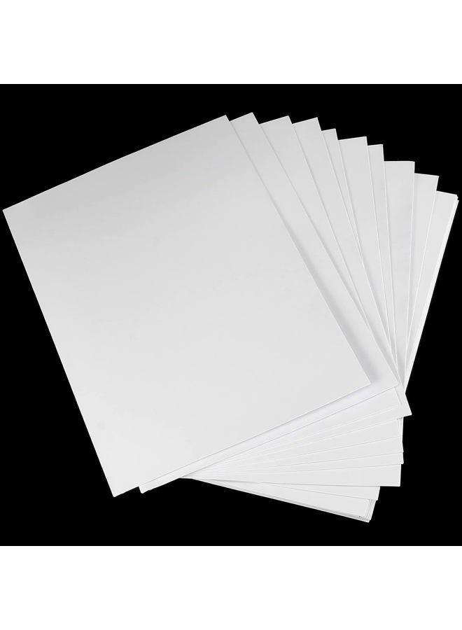 HAKZEON 100 Pack 12.7 x 9 Inches Stay Flat Mailers, White Cardboard Envelopes Long Side Opening Self Seal Paper Mailers for Documents, Photos, Letters, CDs - Image 5