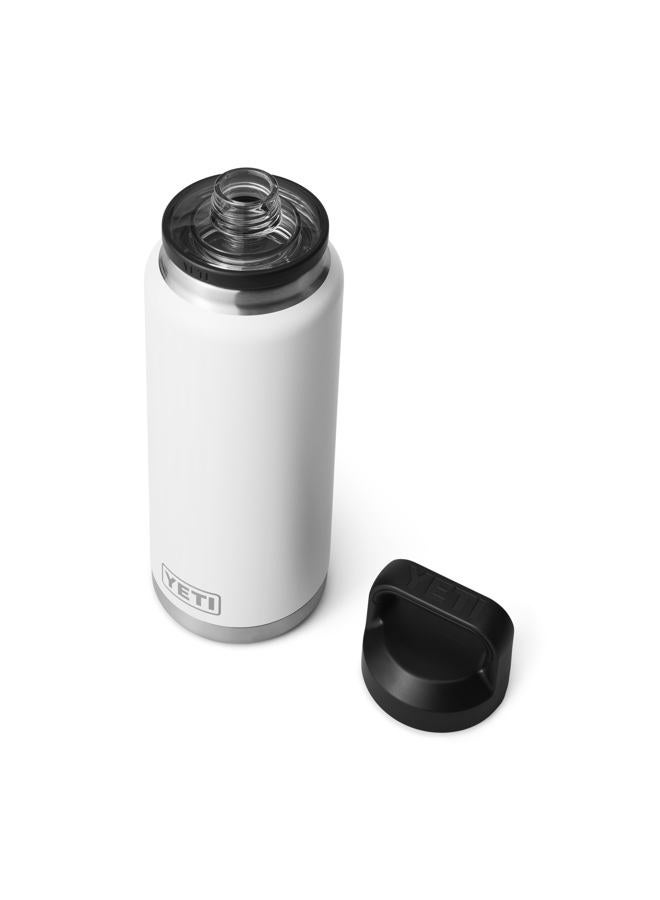 YETI زجاجة رامبلر سعة 36 أونصة، معزولة بالفراغ، من الفولاذ المقاوم للصدأ مع غطاء شوق، أبيض - Image 3