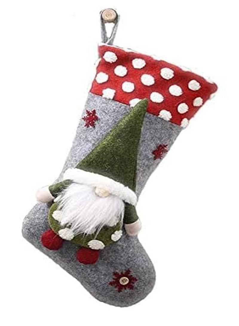 Brain Giggles Brain Giggles Hanging Stocking Decoration Gift Socks Ornament for Holiday Treat Bag  - Image 1