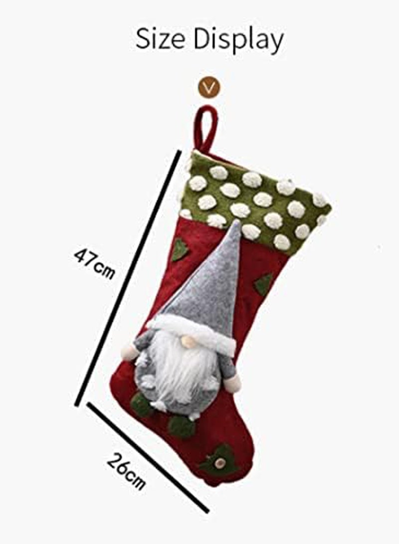 Brain Giggles Brain Giggles Hanging Stocking Decoration Gift Socks Ornament for Holiday Treat Bag  - Image 2