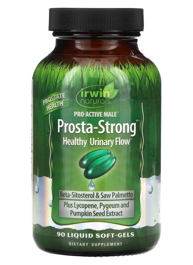 Irwin Naturals ProActive Male ProstaStrong Healthy Urinary Flow 90 Liquid SoftGels 
