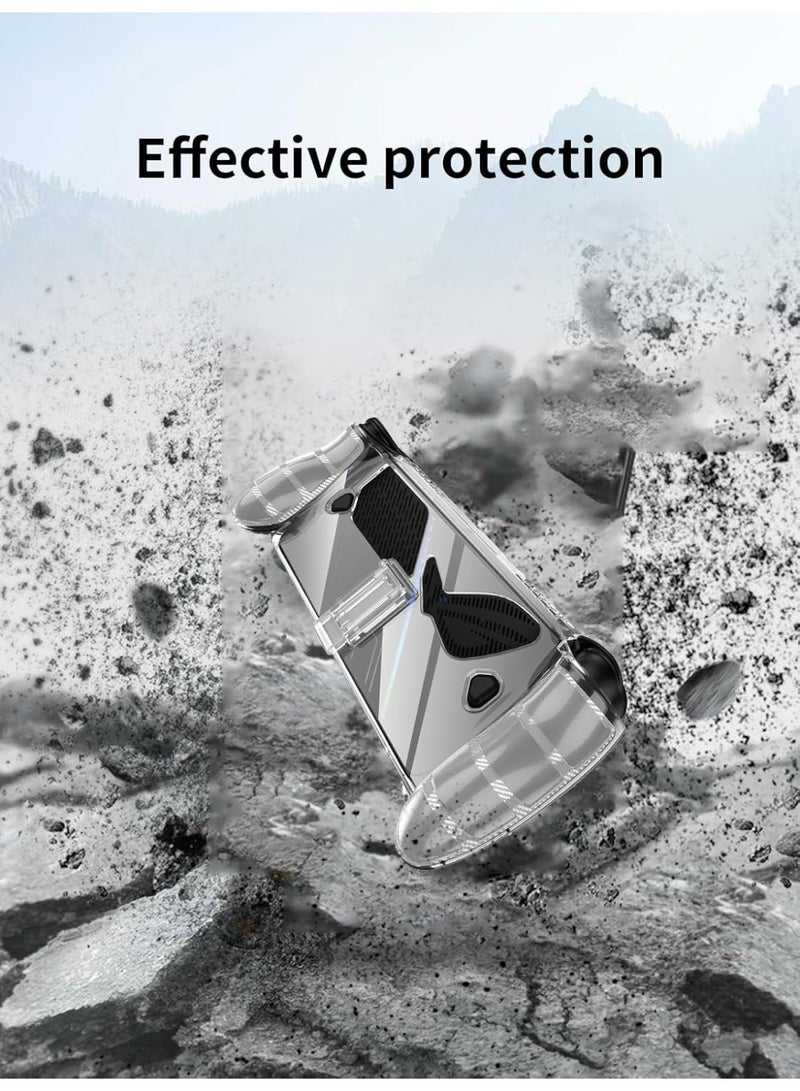 TPU Protective Case With Bracket For ROG XBOX Ally/ROG XBOX Ally X Game Console Anti-Drop Non-Slip Skin Cover Gaming Accessories (Transparent) - Image 5