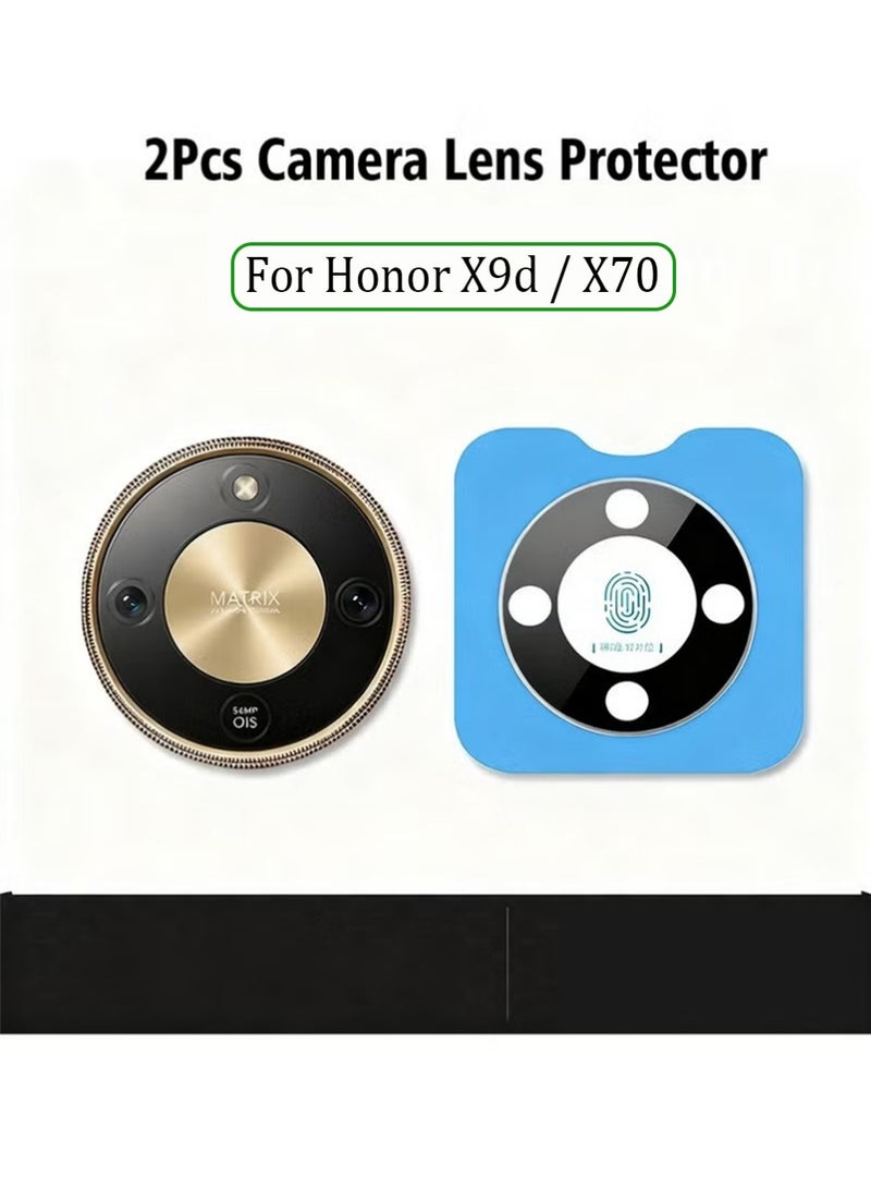 X-level 2 Pcs Honor X9d / X70 Glass Camera Lens Protector,Shatterproof HD Lens Cover, Anti-Scratch Protection, Easy Installation Kit - Image 1