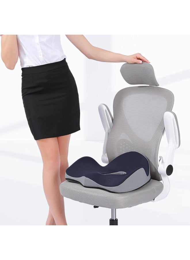 High-Density Breathable Non-Slip Seat Cushion for Office Chair and Car, Adult Chair Raiser Pad - Image 4