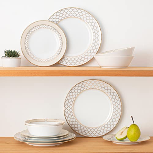 Noritake Eternal Palace Gold 12-Piece Dinnerware Set, Service for 4 - Image 3