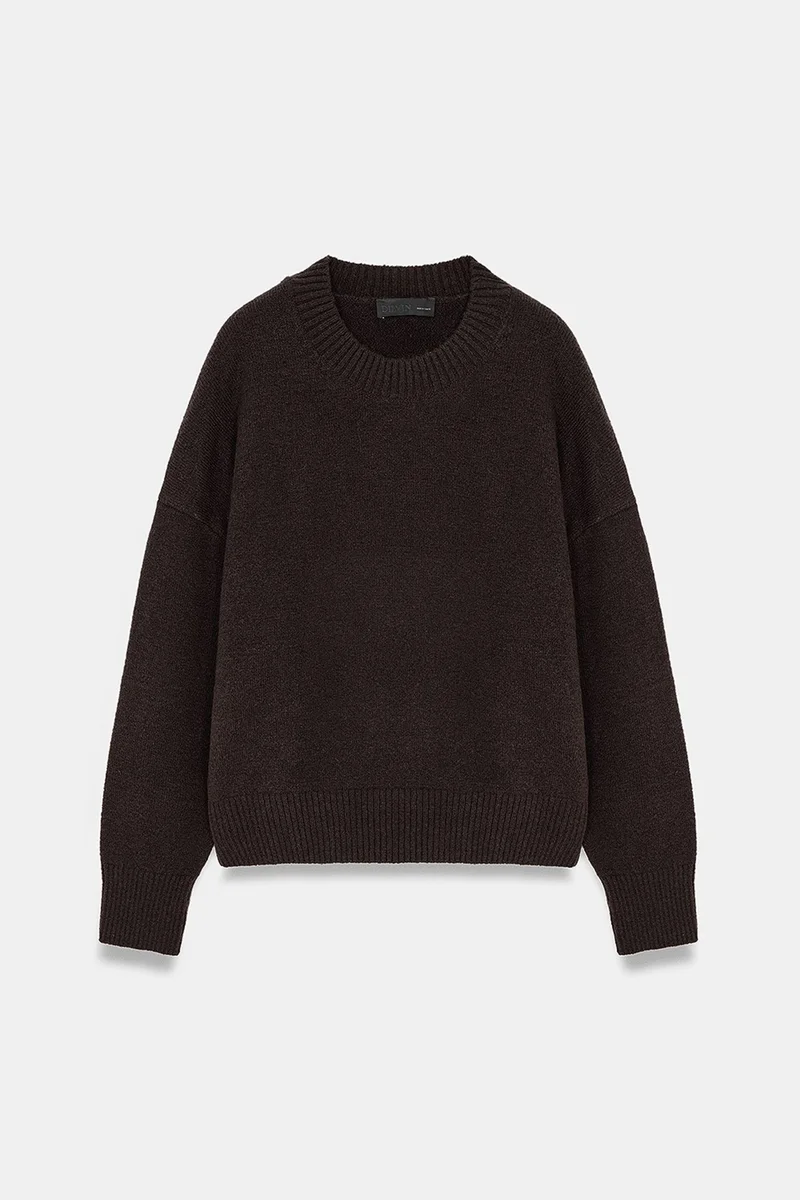 Dilvin Coffee Brown DILVIN Women's Knit Sweater for Women | Best Price UAE