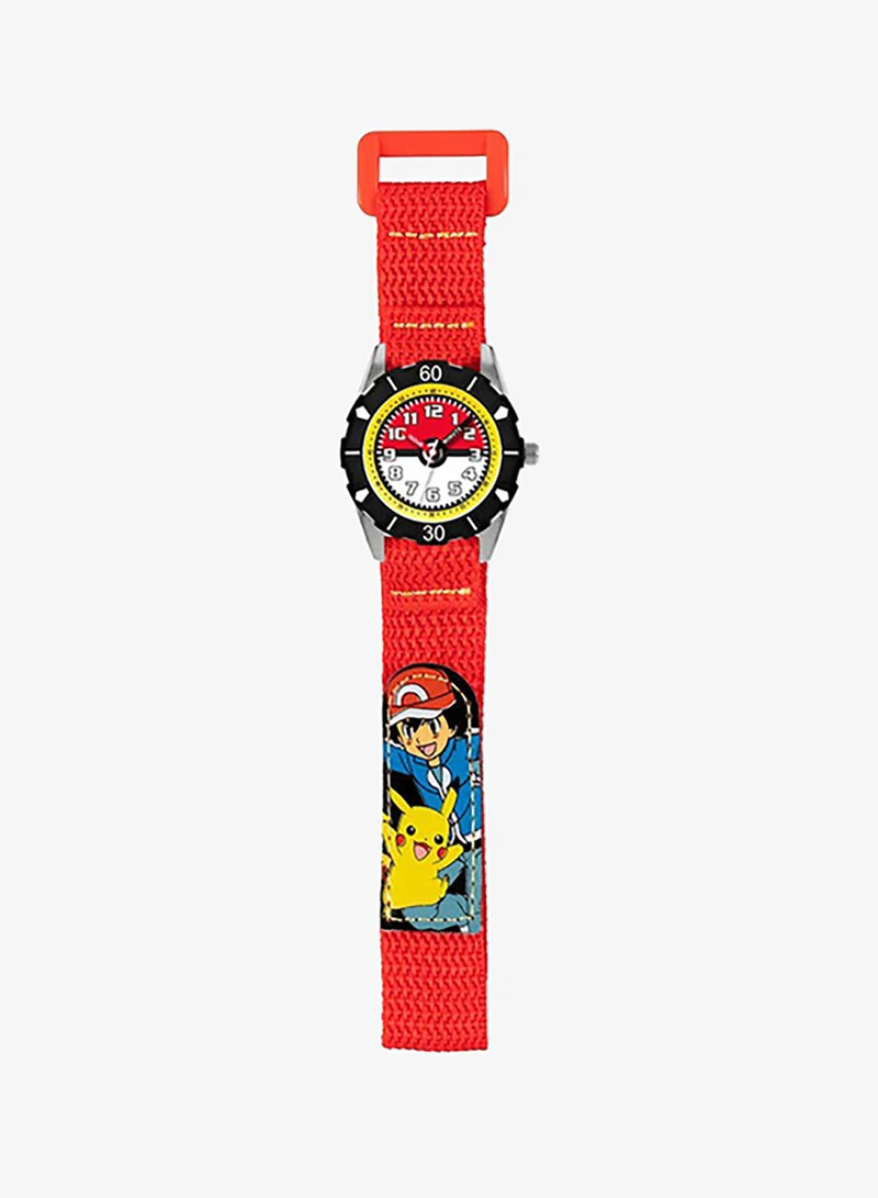 Disney Boys Analog Round Shape Nylon Wrist Watch - POK3129 - 35.5 Millimeter