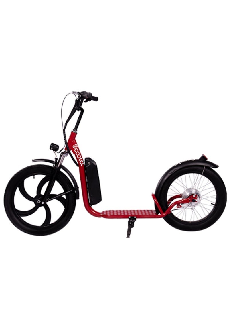 Glide - Scoota , High-Speed Electric Scooter ,LED, Speed: 30km/h, Power: 350 W, Berry Red - Image 1