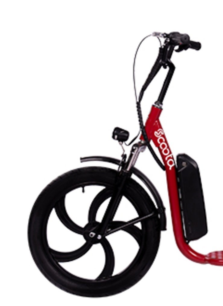 Glide - Scoota , High-Speed Electric Scooter ,LED, Speed: 30km/h, Power: 350 W, Berry Red - Image 1