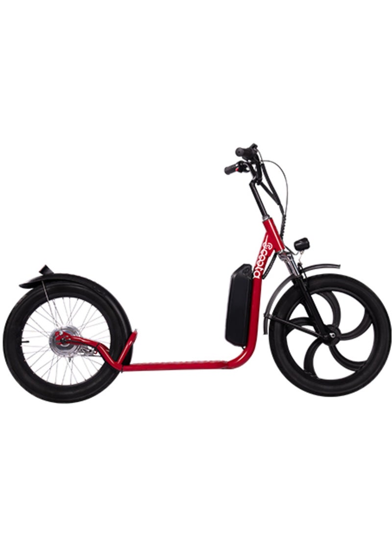 Glide - Scoota , High-Speed Electric Scooter ,LED, Speed: 30km/h, Power: 350 W, Berry Red - Image 1