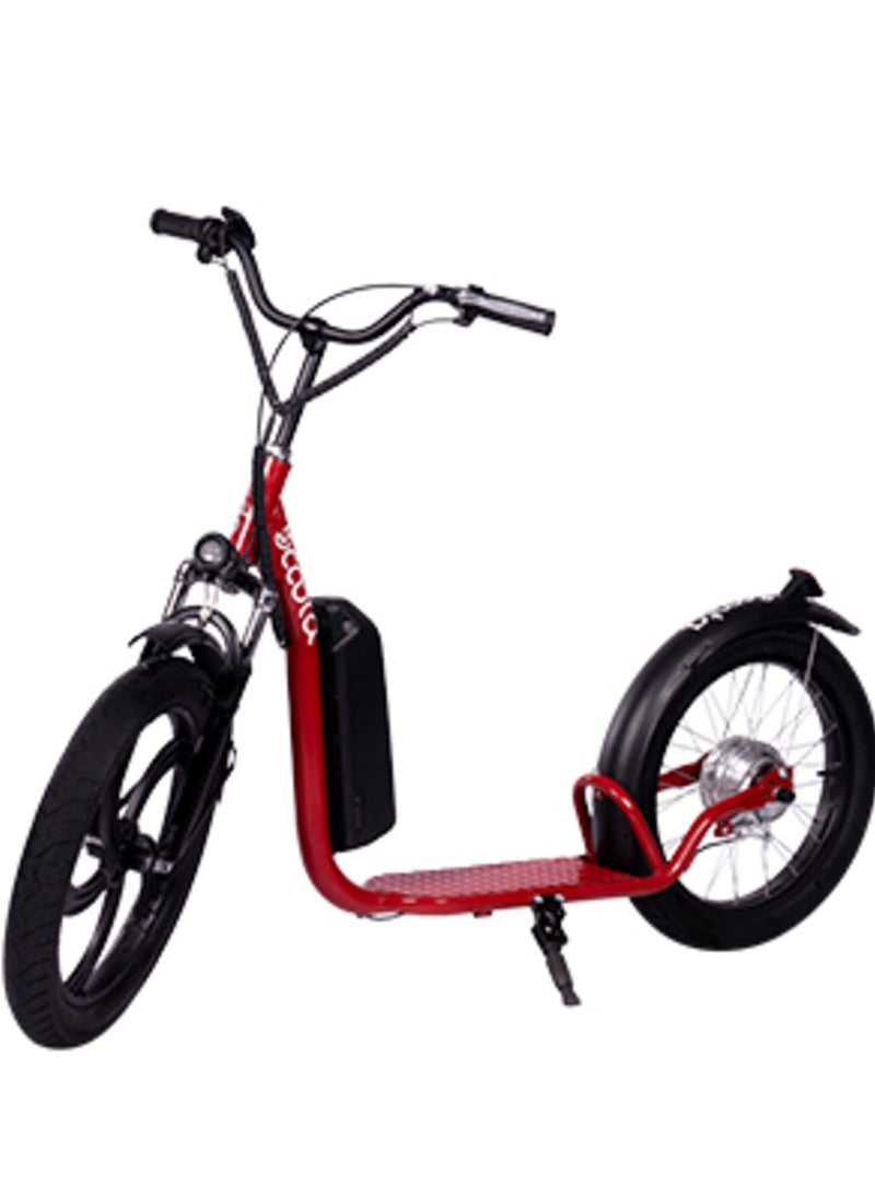 Glide - Scoota , High-Speed Electric Scooter ,LED, Speed: 30km/h, Power: 350 W, Berry Red - Image 1
