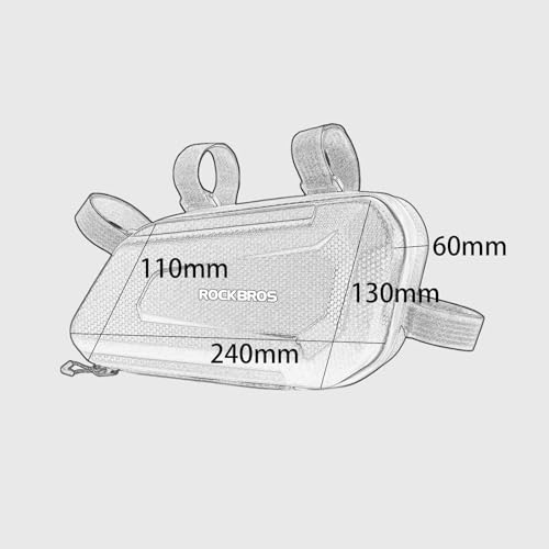 WOOGA Motorcycle Side Bag Waterproof,Tool Bag,Large Capacity,3.5 Gal (1.5 L),Hard Shell Carbon Look Water Stopping Zipper fit for Ho&nda REBEL CMX 250 CMX 300 CMX500 CMX 1100 (Right Bag) - Image 5