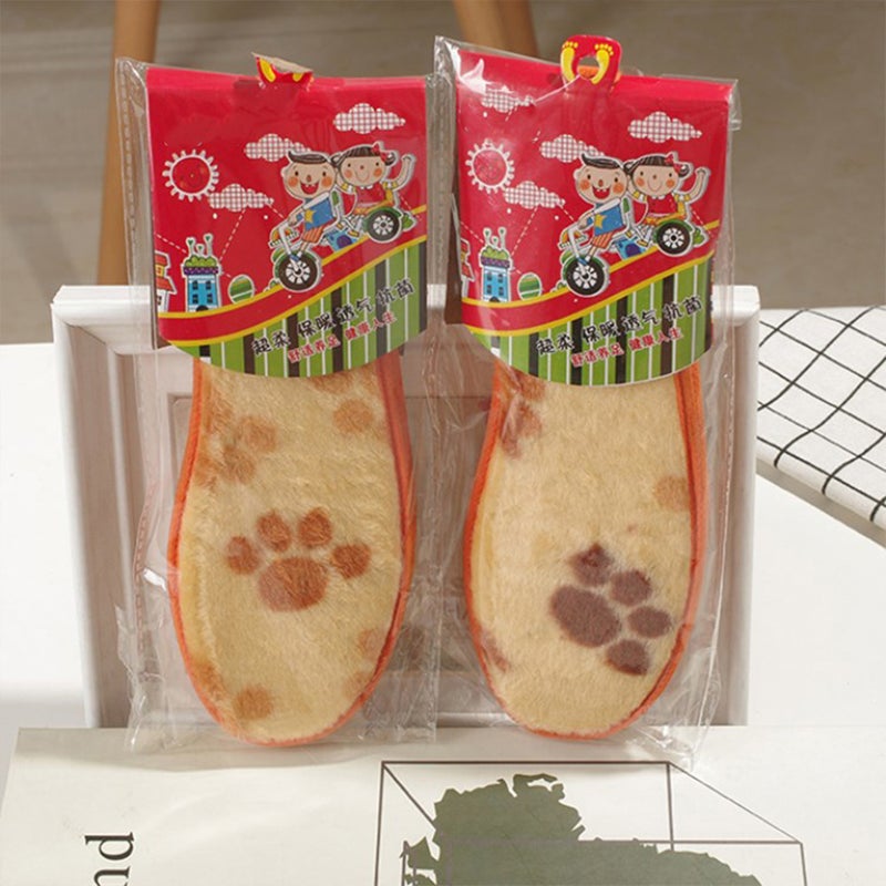 5 Pairs Orange 16cm Winter Thicken Shoe Pads Foot Care Protector Shoe Boots(Suitable 21- Shoes) - Image 4