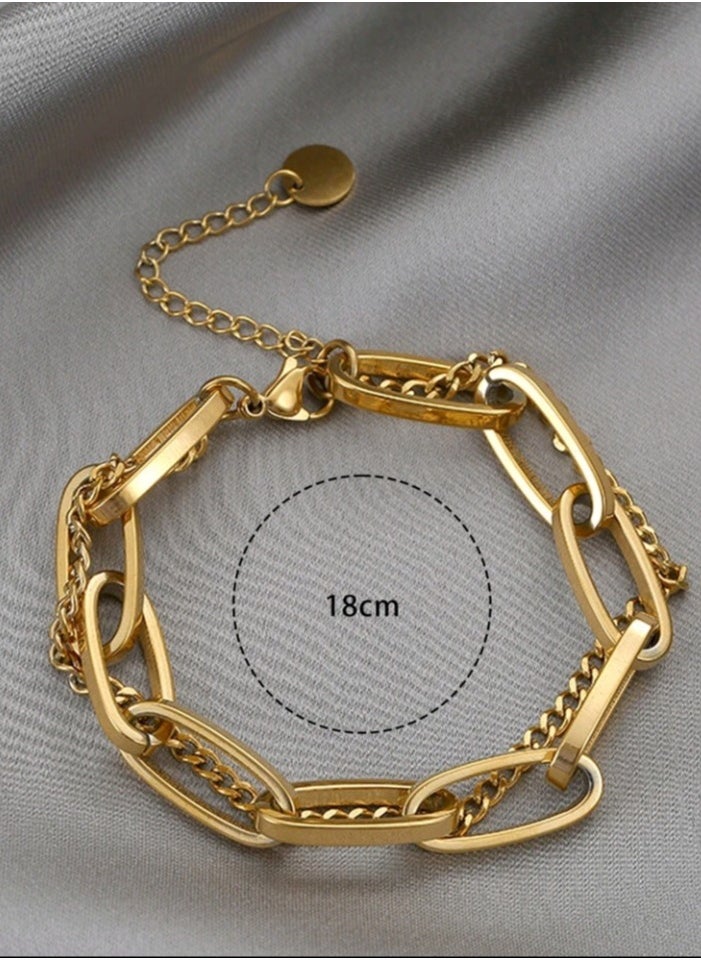 Jewelry For Life - High Quality Stainless Steel Trendy Bracelet For Women - Image 1
