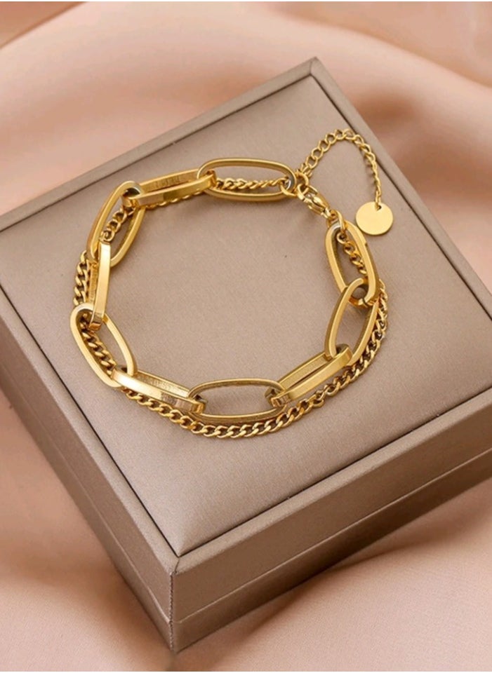Jewelry For Life - High Quality Stainless Steel Trendy Bracelet For Women - Image 1