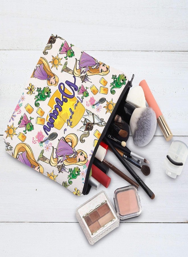 G2TUP Princess Sun Makeup Bag Princess Fans Gift I've Got A Dream Princess Sun Zipper Pouch Bag Princess Lover Merch (Got A Dream MG) - Image 4