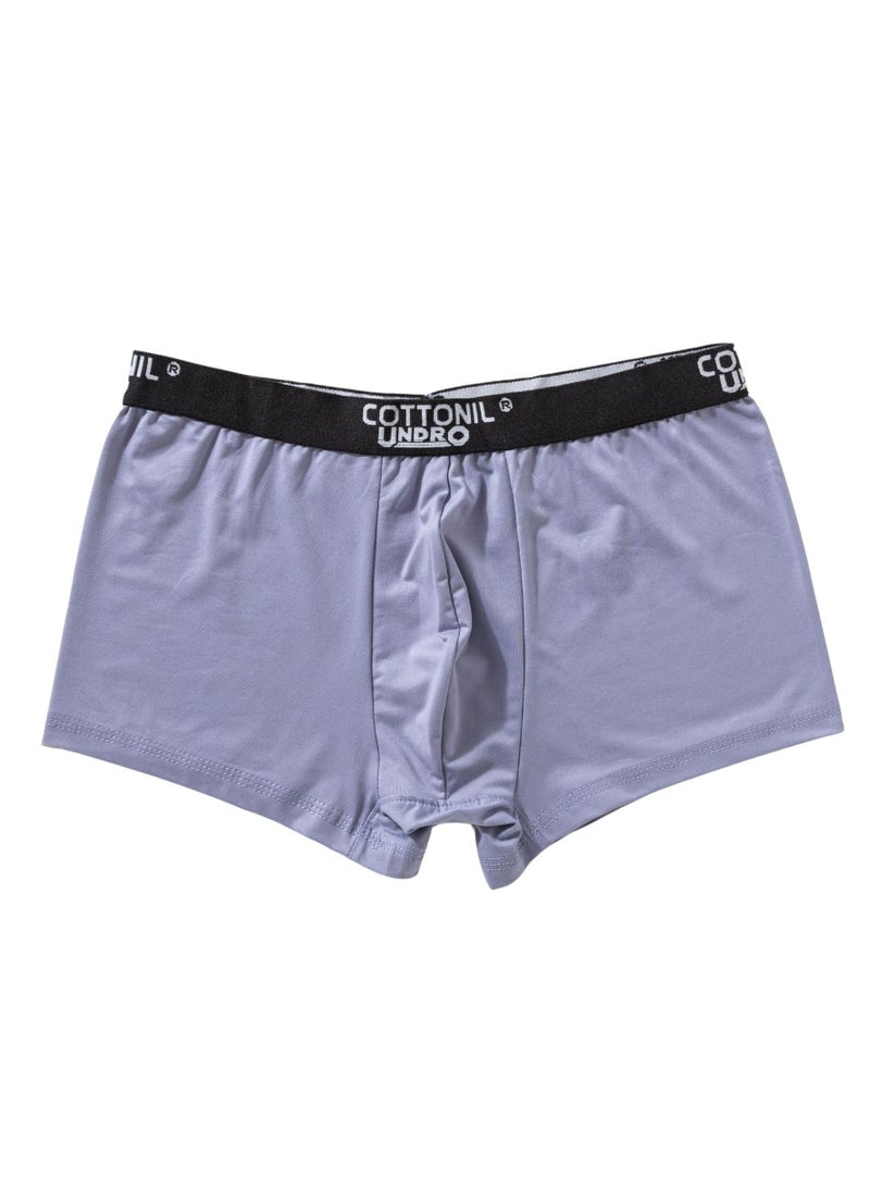 COTTONIL Pack of 3 Plain Color Microfiber Undro Boxer for Men  - Image 4