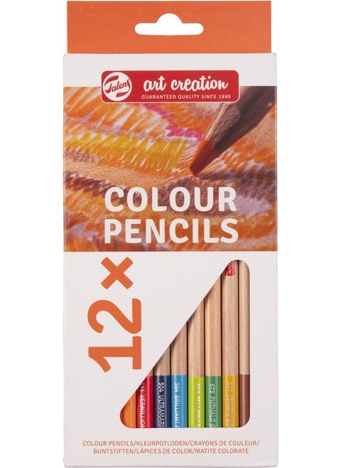Talens Art Creation Professional Crayon Set 12 Colors 