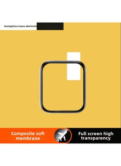 Generic For Apple IWatch Ultra Watch Film IWatch S9 S8 S7 S6 Full Screen Watch Hydraulic Film-Color:Black Edge  Bare Film-Size:【42MM】iWatch 1/2/3  - Image 1