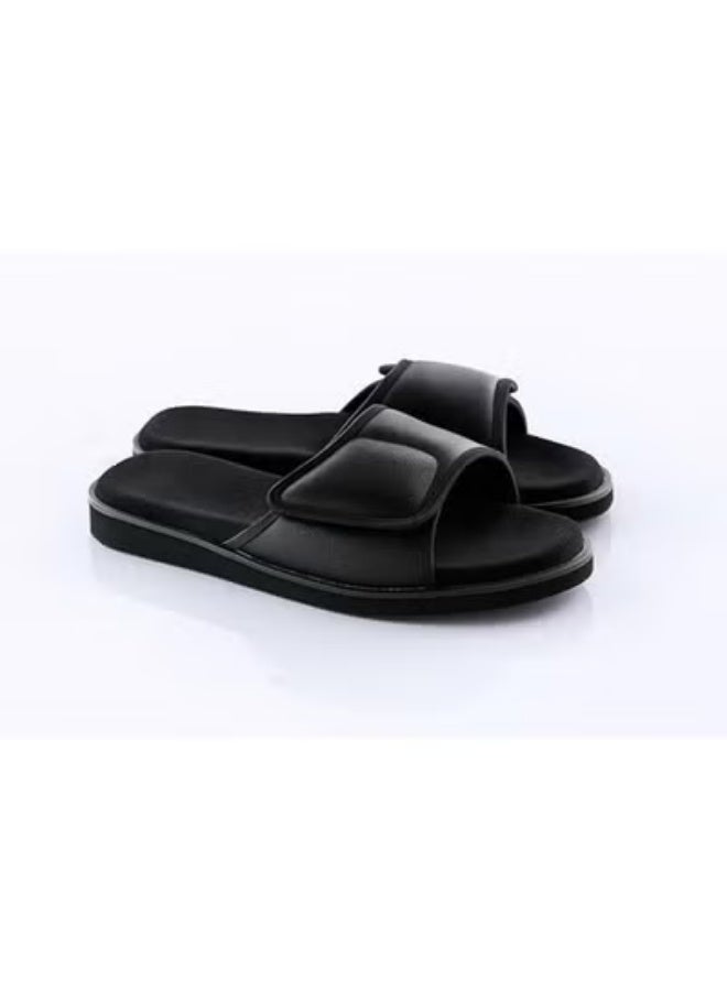 Medical Comfort Slippers for Diabetic and Sensitive Feet, Slip-On Cushioned Indoor Slippers for Daily Walking Comfort – Size 37 Black - Image 3