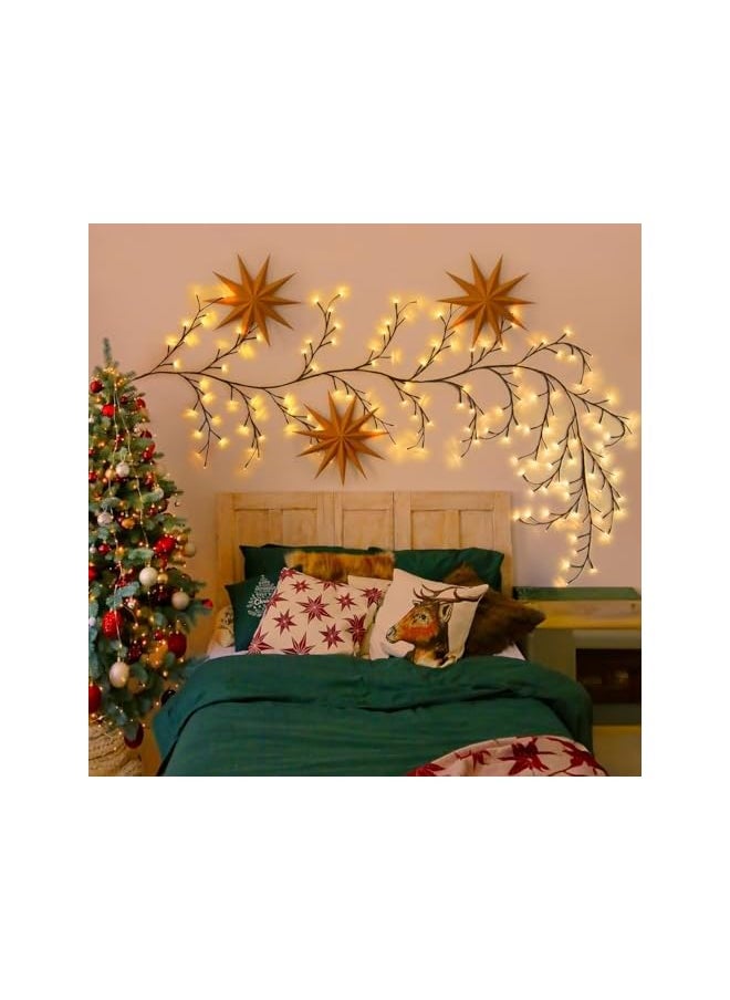 The Bros Bendable Willow Vine LED Tree Lights 8 Modes with Remote Control & Timer USB-Powered White Birch Branch Lights Indoor Outdoor Decorative Lamp for Home and Christmas (145cm & 72LEDs)  - Image 3