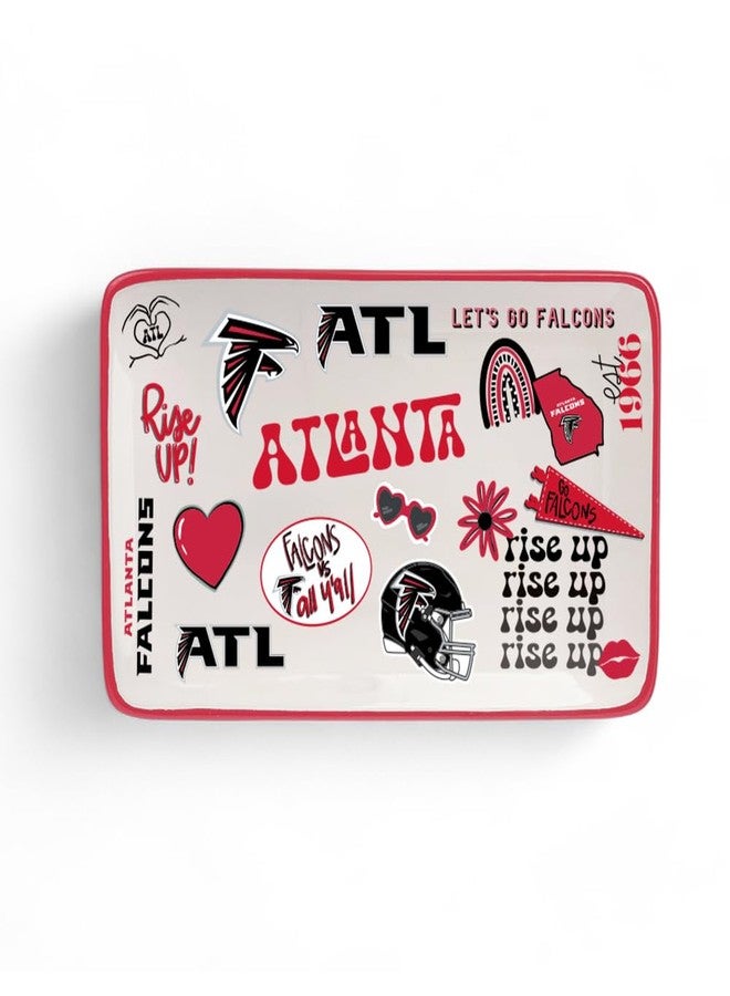 The Memory Company Officially Licensed NFL - Atlanta Falcons Team Spirit Trinket Tray - Image 1