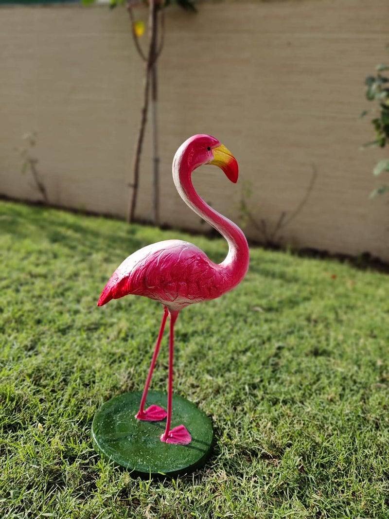 The Decorshed Garden Side Flamingos Lawn Decoration, Garden Animals, Flamingo for Home Decor, Decoration-Pink - Image 1