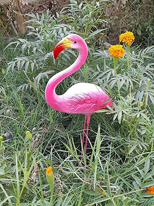 The Decorshed Garden Side Flamingos Lawn Decoration, Garden Animals, Flamingo for Home Decor, Decoration-Pink - Image 3