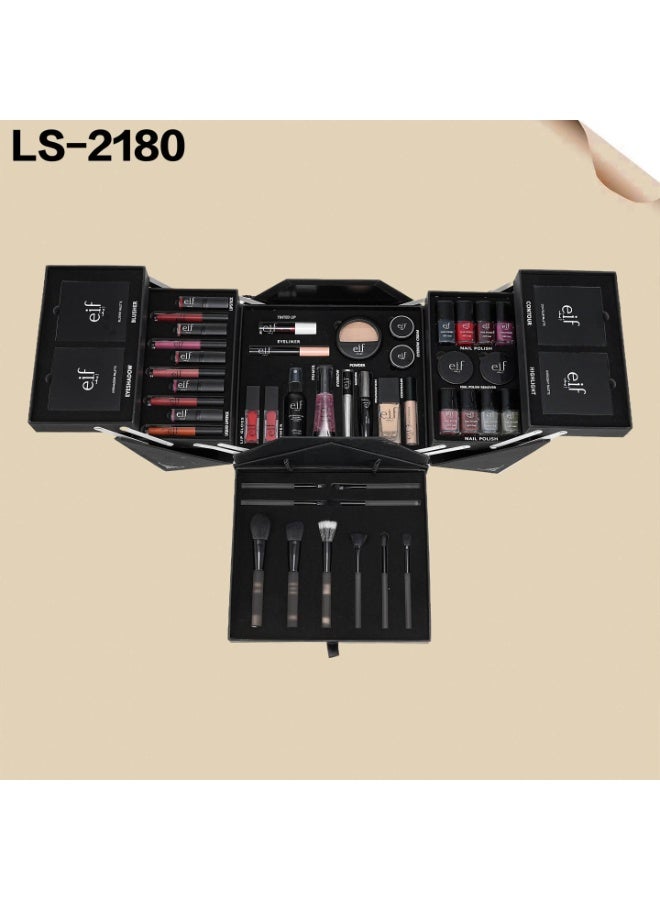 طقم مكياج جميع منتجات التجميل في علبة واحدة