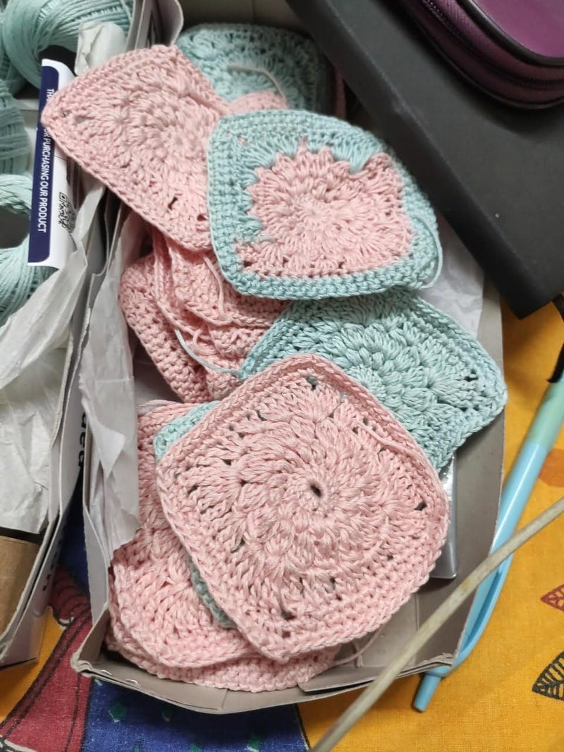 LIPSA ENTERPRISE LIPSA ENTERPRISE Cotton Crochet Yarn for Knitting and Crafting Work Hand Work Thread Rani Pink Cream - Image 4