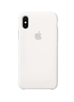 Silicone Case Cover For Apple iPhone Xs White