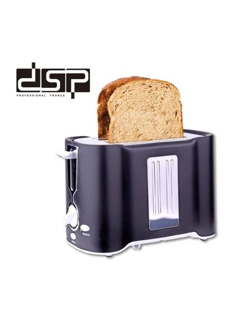 (KC2038) 2 Slice Toaster/Adjustable Temperature with Defrost/Reheat/Cancel Function - 850 Watt