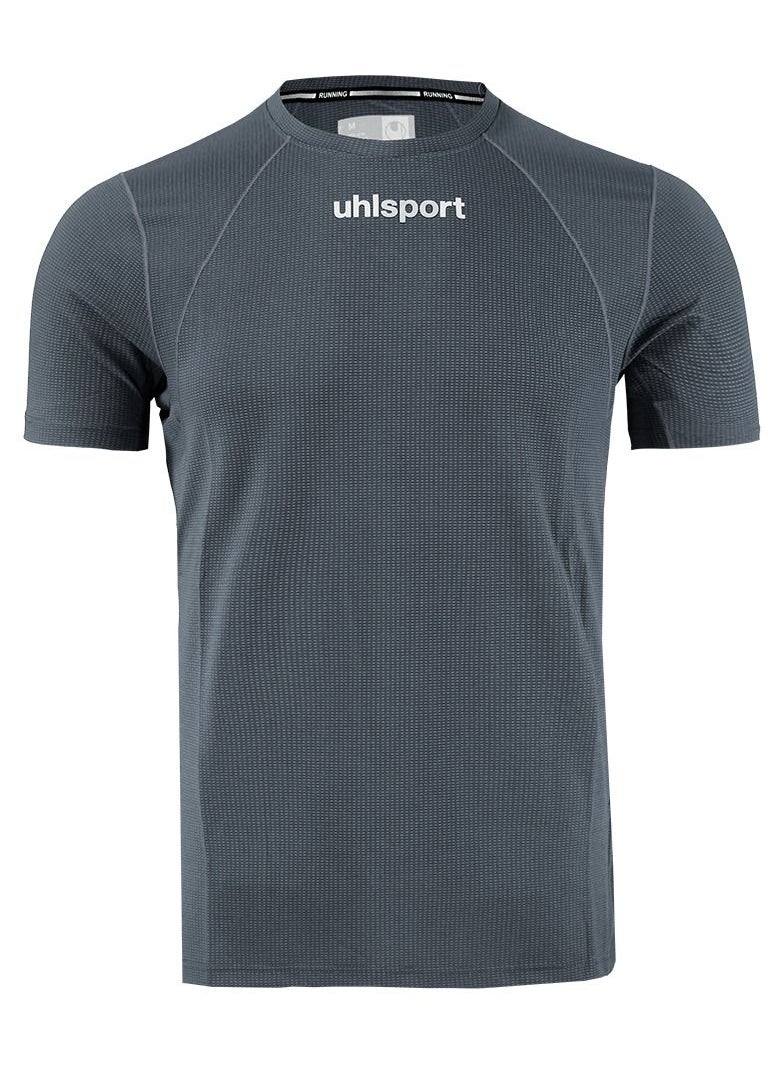UHLSPORT - uhlsport Men's T-Shirt, For all kind of sports training, Round Neck, Very light elastic fabric, Regular Fit, Short sleeves, Sewn on the outside - Image 1