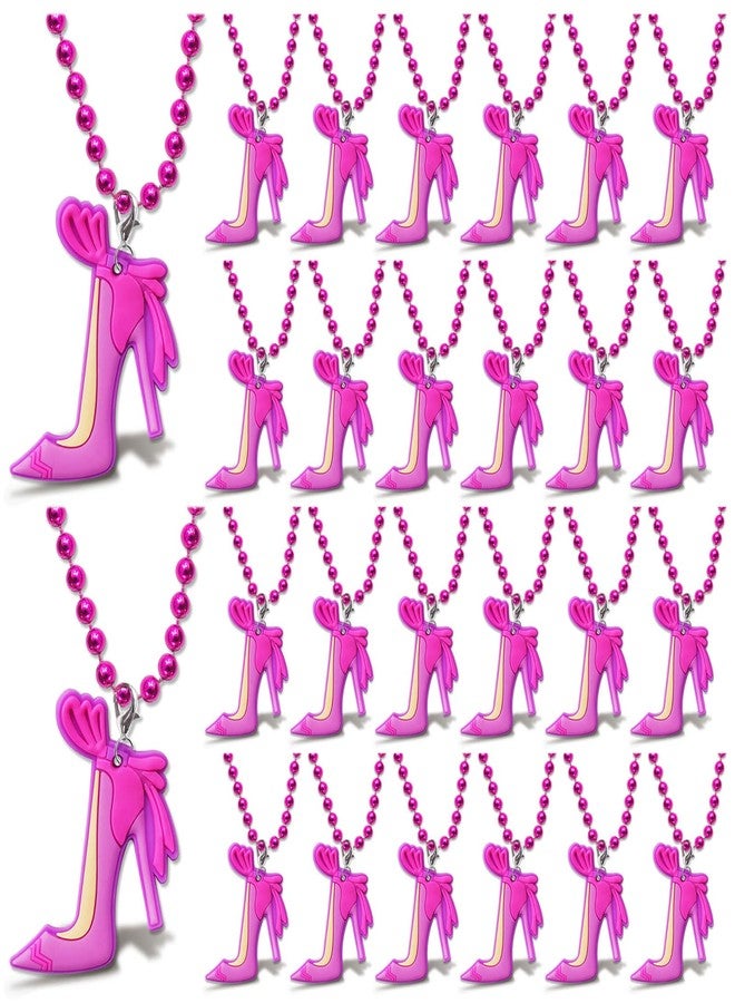 CiciBear 24 Pack Highheel Necklace Party Favors with Mardi Gras Beads for Women Party Favors, Home Decorations, Festivals, Wedding, Birthday - Image 2