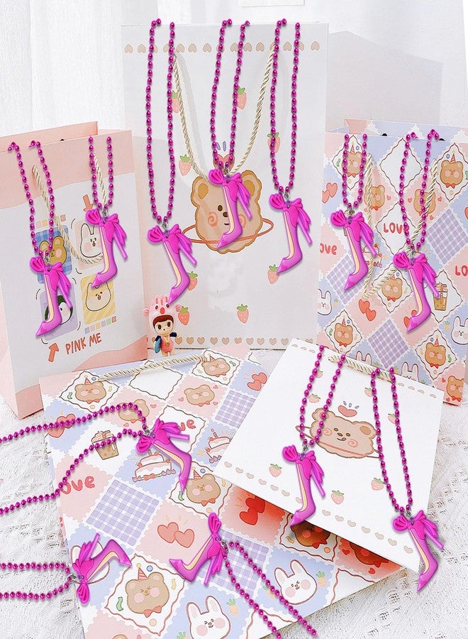 CiciBear 24 Pack Highheel Necklace Party Favors with Mardi Gras Beads for Women Party Favors, Home Decorations, Festivals, Wedding, Birthday - Image 3