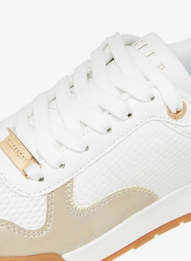 ELLE Women's Panelled Lace-Up Sneakers - Image 4