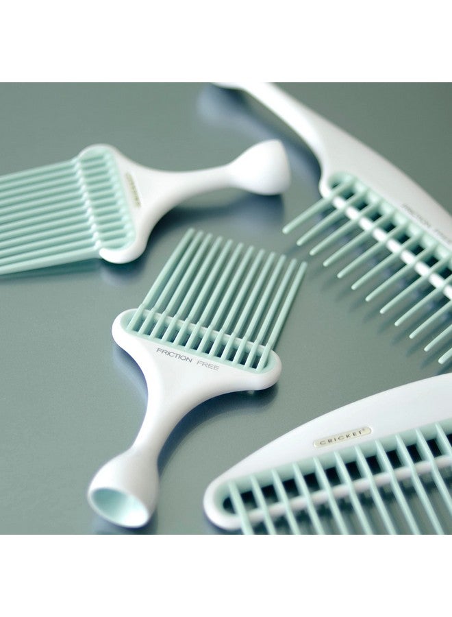 كريكيت مشط كريكت فريكشن فري بيك - تصميم ذو أسنان واسعة لفك التشابك وإضافة الحجم واللمعان، يقلل الاحتكاك والتلف، مقبض غير قابل للانزلاق لأقصى قدر من التحكم، مثالي لجميع أنواع الشعر - Image 5