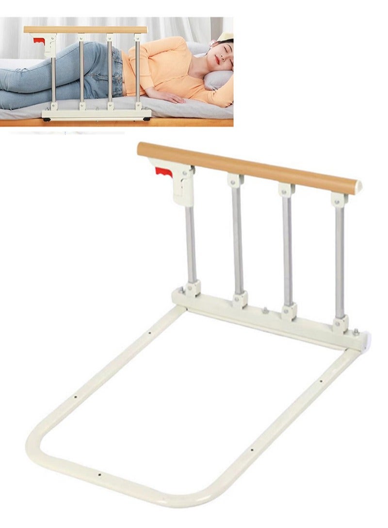Apustim Elderly Safety Bed Rails，Foldable Bedside Auxiliary Railing Handle，Anti，Fall Safety Handguard，Suitable for Elderly and Surgery Patients，Suitable for King Size Bed，Queen Size Bed，Double Bed，Single Bed - Image 1