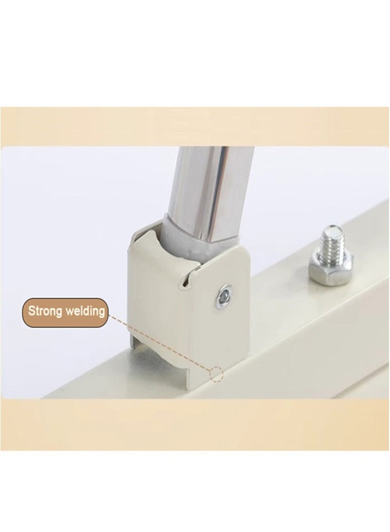 Apustim Elderly Safety Bed Rails，Foldable Bedside Auxiliary Railing Handle，Anti，Fall Safety Handguard，Suitable for Elderly and Surgery Patients，Suitable for King Size Bed，Queen Size Bed，Double Bed，Single Bed - Image 3