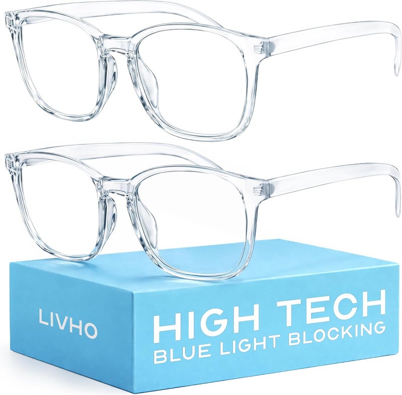 High Tech Blue Light Glasses - Advanced Blue Light Blocking Computer Glasses - Screen Fatigue & UV Protection - Image 1