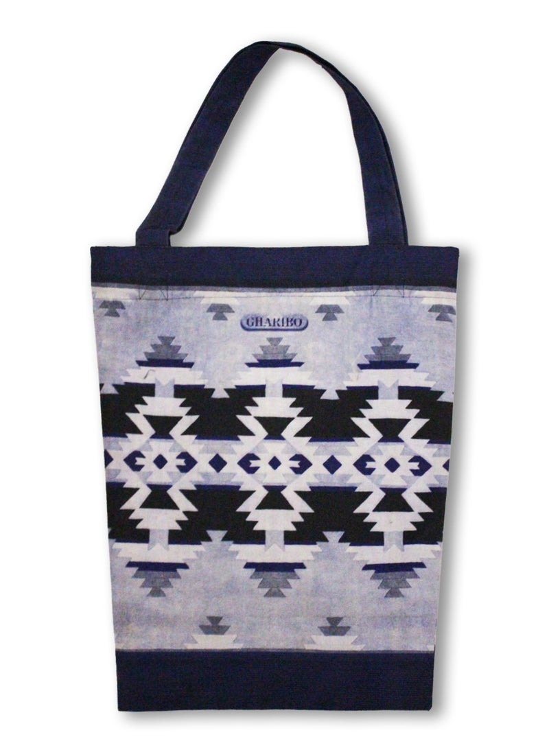 Gharibo Bags casual printed satin triangle tote  bag t230021c  - Image 1