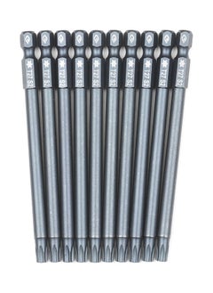 NIBEMINENT 10-Piece Security Torx Bit Set Grey 