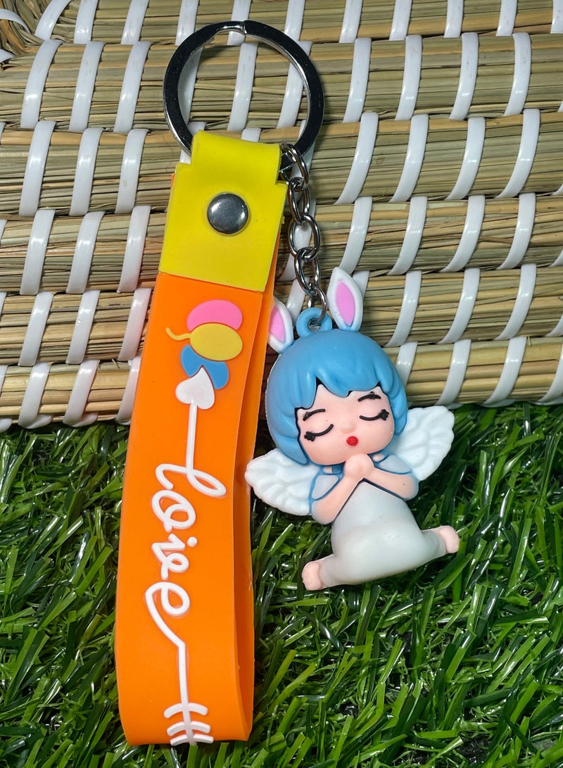 ميدالية مفاتيح كرتونية مميزة اكسسوار مميز سلسلة مفاتيح بتصميم شحصيات ديزني مع شريط يتناسب مع مفاتيح السيارة والمحفظة والحقيبة هدية رائعة وجميلة - Image 1