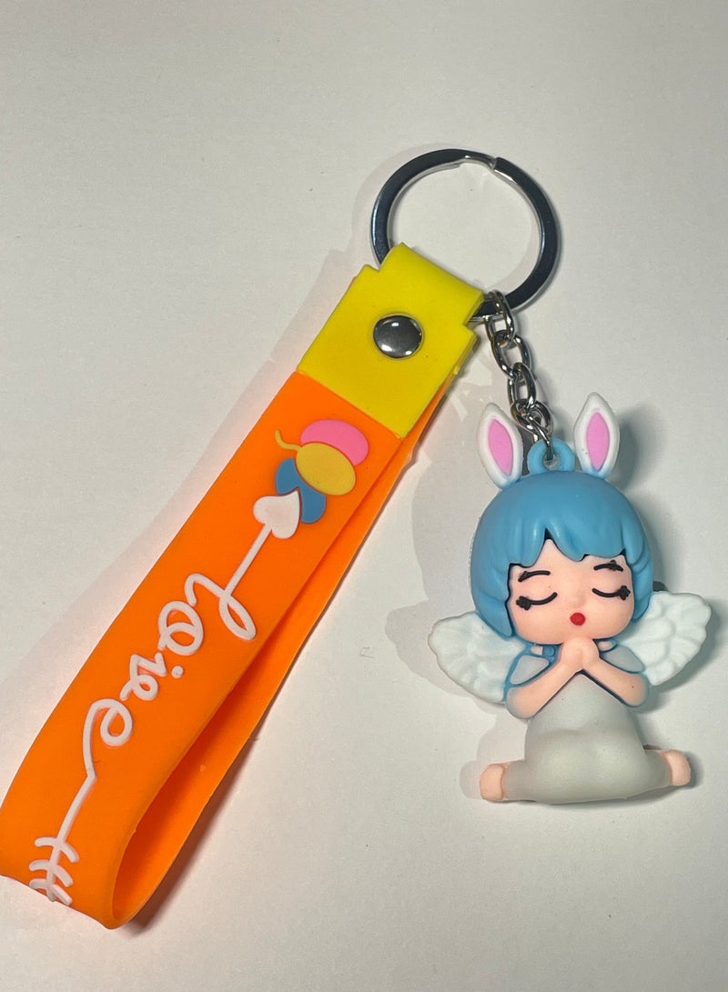 ميدالية مفاتيح كرتونية مميزة اكسسوار مميز سلسلة مفاتيح بتصميم شحصيات ديزني مع شريط يتناسب مع مفاتيح السيارة والمحفظة والحقيبة هدية رائعة وجميلة - Image 3