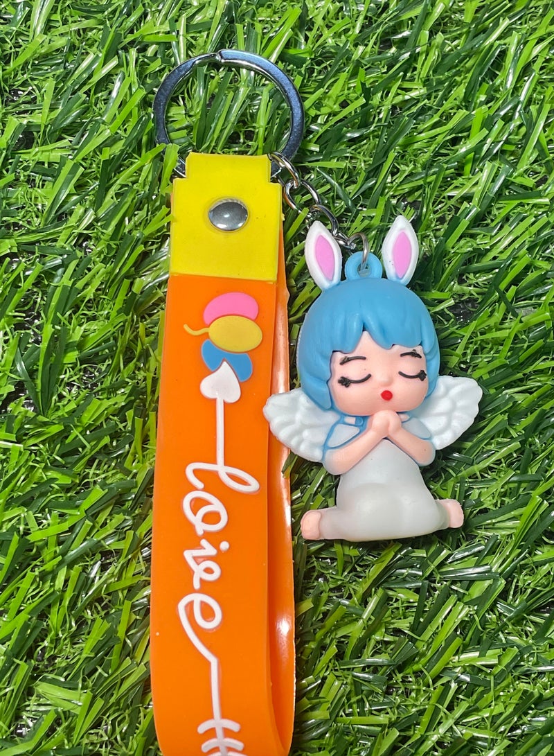 ميدالية مفاتيح كرتونية مميزة اكسسوار مميز سلسلة مفاتيح بتصميم شحصيات ديزني مع شريط يتناسب مع مفاتيح السيارة والمحفظة والحقيبة هدية رائعة وجميلة - Image 2