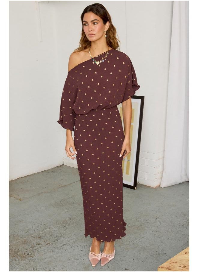 Never fully Dressed - One Shoulder Knitted Dress - Image 1