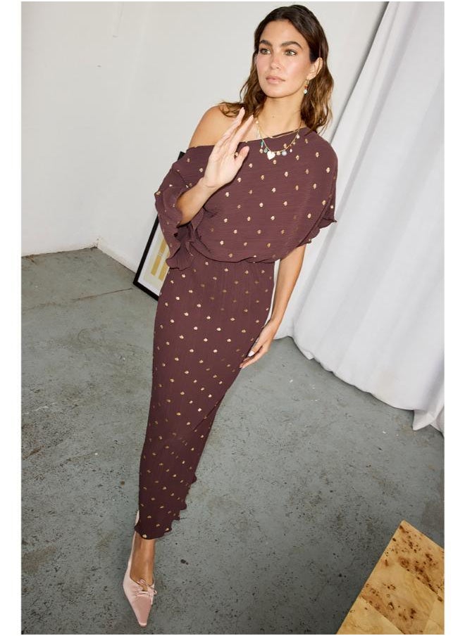 Never fully Dressed - One Shoulder Knitted Dress - Image 1