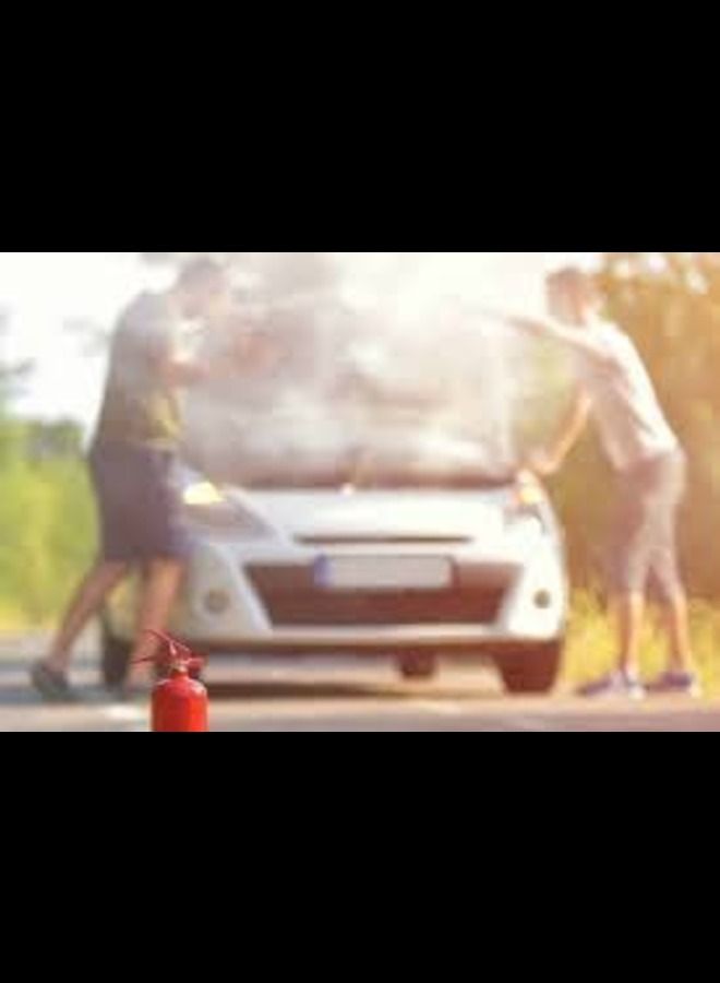 ABBASALI Road Safety Kit For Big Suvs Trucks & Many Big/medium Vehicles Includes Safety Traingle Safety Jacket First Aid Pouch & 4kg Fire Extinguisher - Image 2