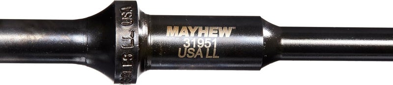 Mayhew Tools 31951 Pneumatic Roll Pin Punch, 5/16" x 6" Hang Tag, Black Oxide Finish - Image 2